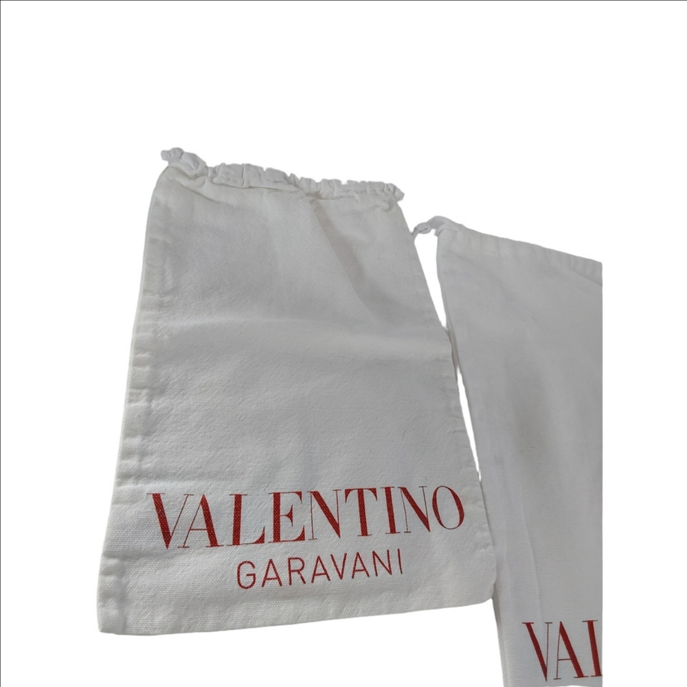 Valentino Garavani White and Red Dust Bags - Picture 2 of 7